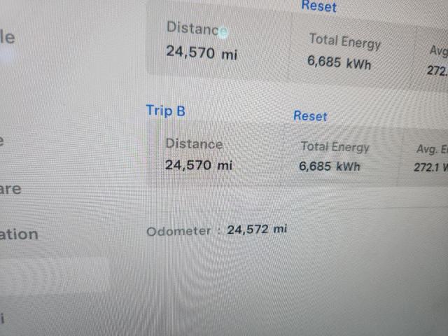 5YJSA1E59NF469838 - 2022 TESLA MODEL S Beyaz fotoğraf 9