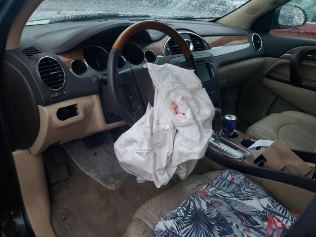 5GAKVCEDXBJ417115 - 2011 BUICK ENCLAVE CXL BLACK photo 8