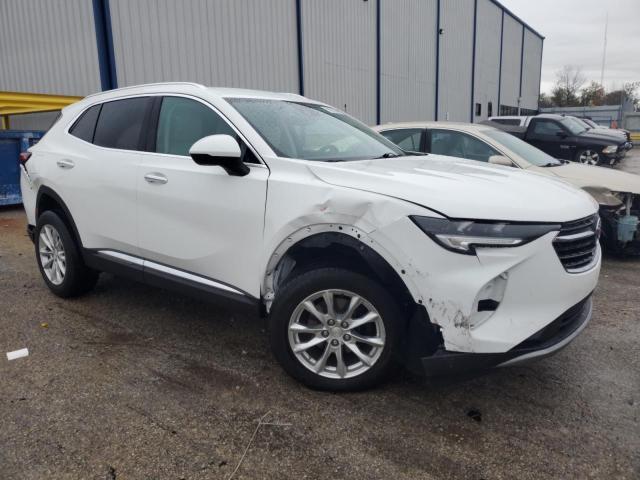 LRBAZLR47MD176218 - 2021 BUICK ENVISION PREFERRED WHITE photo 4