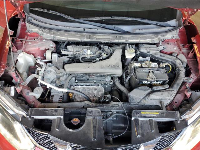 KNMAT2MV4GP680998 - 2016 NISSAN ROGUE S RED photo 12