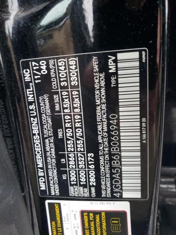 4JGDA5JB6JB066940 - 2018 MERCEDES-BENZ GLE 350 黑色 照片 13