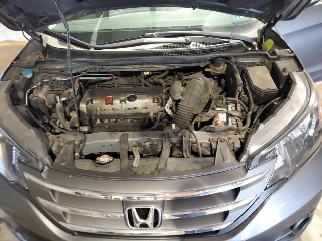 2HKRM4H55DH603909 - 2013 HONDA CR-V EX GRAY photo 12