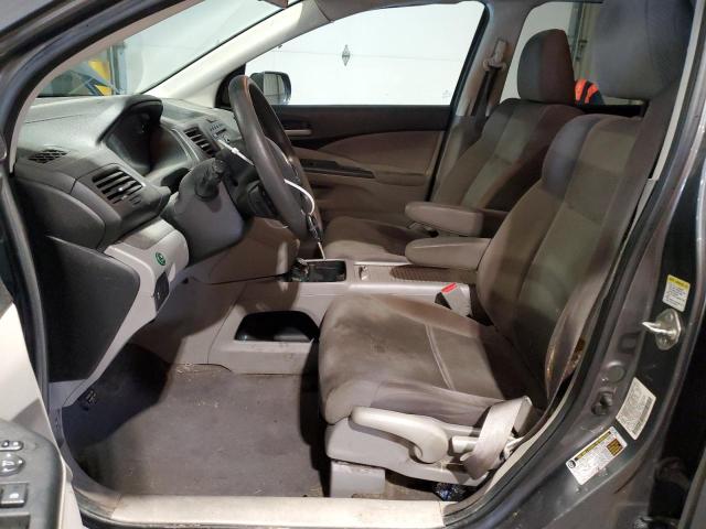2HKRM4H55DH603909 - 2013 HONDA CR-V EX GRAY photo 7