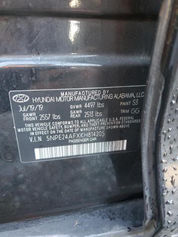 5NPE24AFXKH814205 - 2019 HYUNDAI SONATA SE Qara foto 13