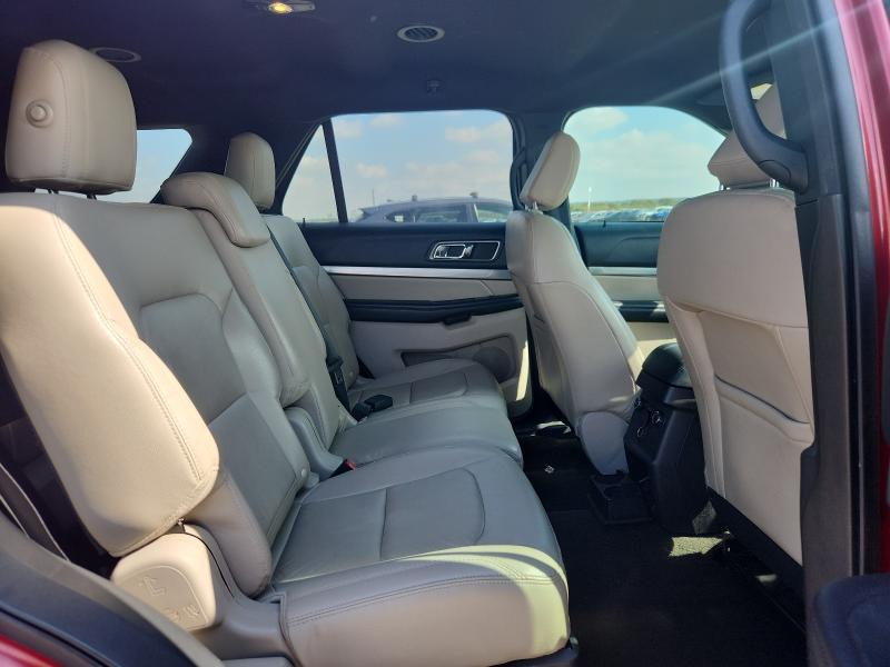 1FM5K7D83JGC26157 - 2018 FORD EXPLORER XLT Rojo foto 11