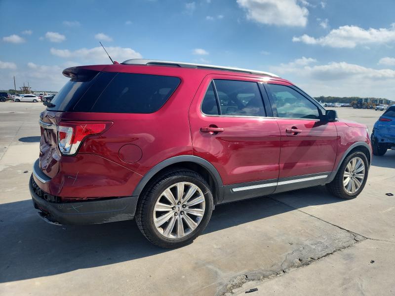 1FM5K7D83JGC26157 - 2018 FORD EXPLORER XLT Rojo foto 3