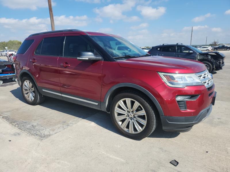 1FM5K7D83JGC26157 - 2018 FORD EXPLORER XLT Rojo foto 4