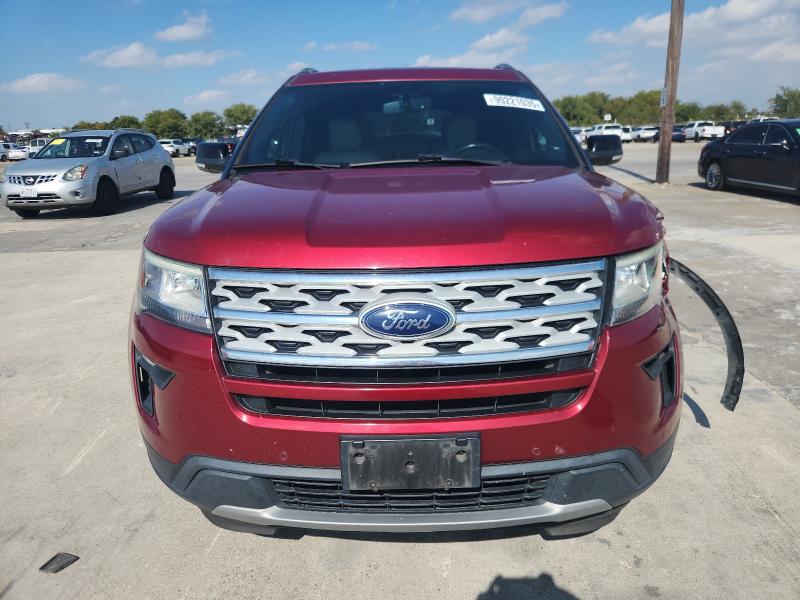 1FM5K7D83JGC26157 - 2018 FORD EXPLORER XLT Rojo foto 5