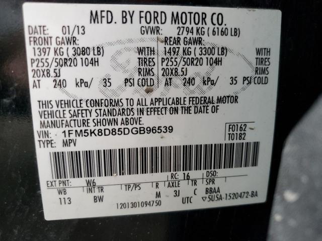 1FM5K8D85DGB96539 - 2013 FORD EXPLORER XLT GREEN photo 14