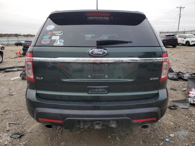 1FM5K8D85DGB96539 - 2013 FORD EXPLORER XLT GREEN photo 6