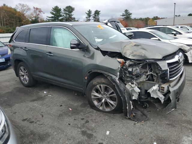 5TDJKRFH3ES056941 - 2014 TOYOTA HIGHLANDER XLE GREEN photo 4
