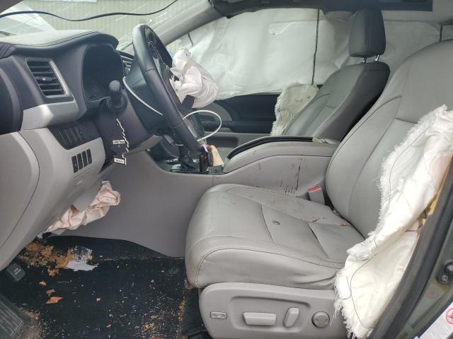 5TDJKRFH3ES056941 - 2014 TOYOTA HIGHLANDER XLE GREEN photo 7