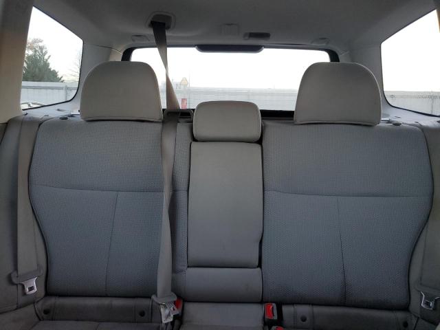 JF2SHBBC0BH728217 - 2011 SUBARU FORESTER 2.5X ვერცხლისფერი ფოტო 10