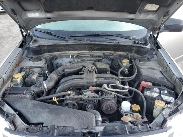 JF2SHBBC0BH728217 - 2011 SUBARU FORESTER 2.5X ვერცხლისფერი ფოტო 12