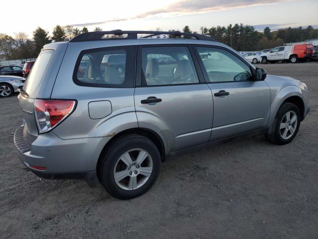 JF2SHBBC0BH728217 - 2011 SUBARU FORESTER 2.5X ვერცხლისფერი ფოტო 3