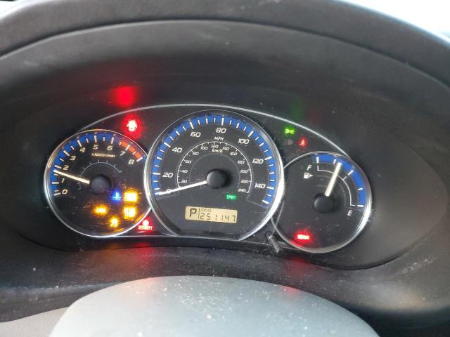 JF2SHBBC0BH728217 - 2011 SUBARU FORESTER 2.5X ვერცხლისფერი ფოტო 9