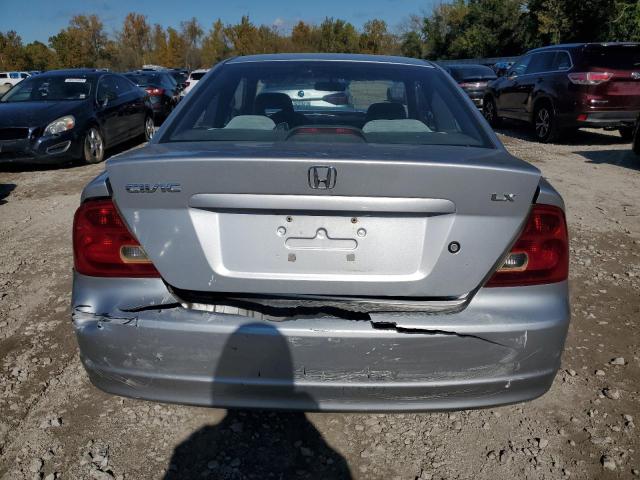1HGEM22551L021295 - 2001 HONDA CIVIC LX رمادي صورة 6