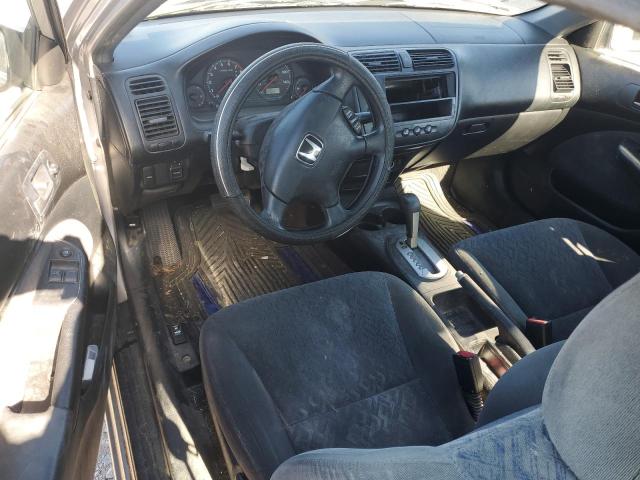 1HGEM22551L021295 - 2001 HONDA CIVIC LX رمادي صورة 8