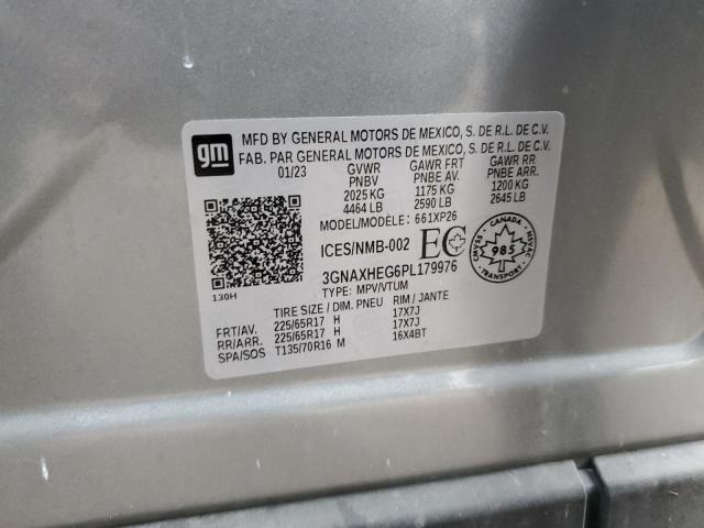 3GNAXHEG6PL179976 - 2023 CHEVROLET EQUINOX LS TWO TONE photo 13