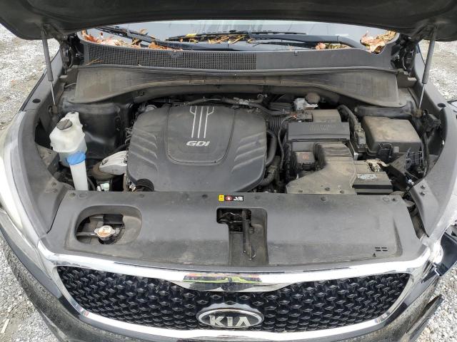 5XYPH4A50JG356906 - 2018 KIA SORENTO EX BLACK photo 12