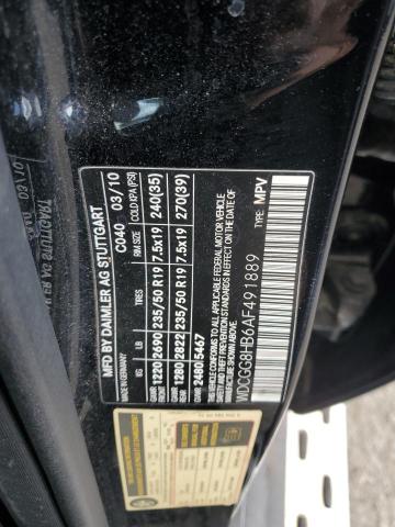 WDCGG8HB6AF491889 - 2010 MERCEDES-BENZ GLK 350 4MATIC BLACK photo 14