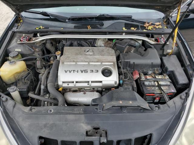 JTHBA30G165161889 - 2006 LEXUS ES 330 შავი ფოტო 11