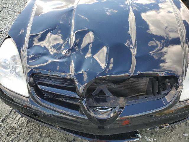 WDBWK56F05F037999 - 2005 MERCEDES-BENZ SLK 350 BLACK photo 11