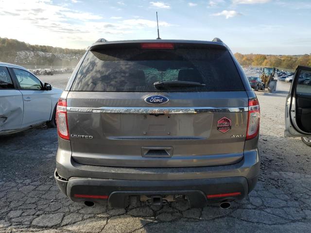 1FMHK8F8XBGA57580 - 2011 FORD EXPLORER LIMITED GRAY photo 6