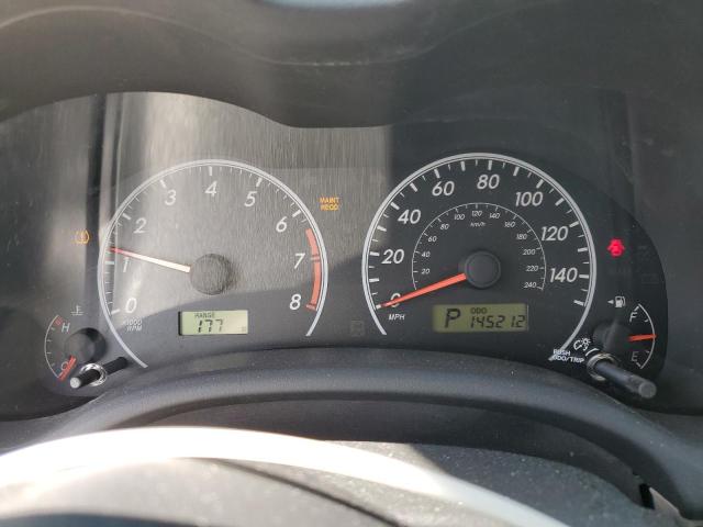 2T1BU4EE8CC855810 - 2012 TOYOTA COROLLA BASE SILVER photo 9