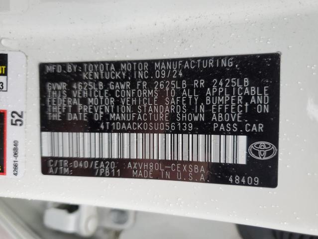 4T1DAACK0SU056139 - 2025 TOYOTA CAMRY XSE Ağ foto 13