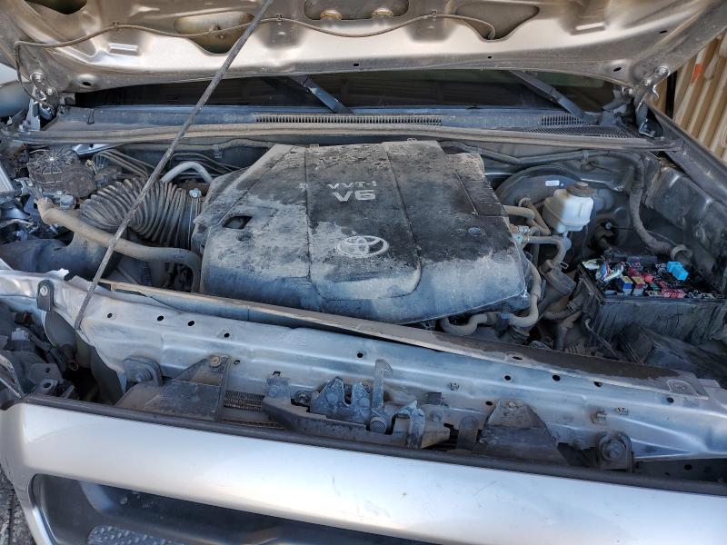 3TMJU4GN4EM173574 - 2014 TOYOTA TACOMA DOUBLE CAB PRERUNNER SILVER photo 11