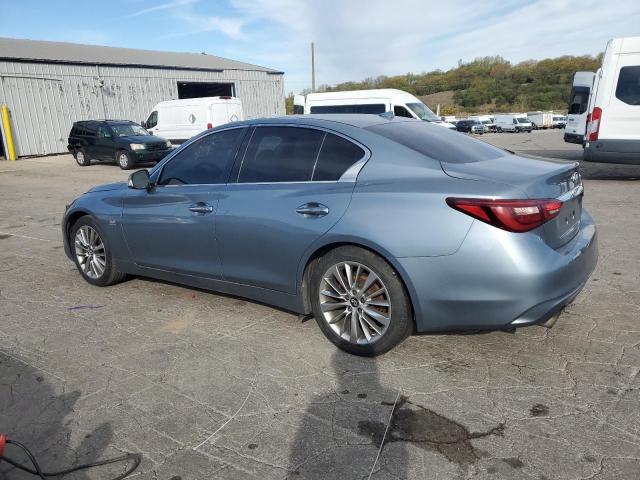 JN1EV7AP9JM363793 - 2018 INFINITI Q50 LUXE BLUE photo 2