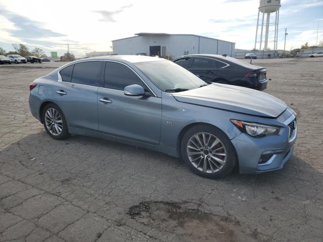 JN1EV7AP9JM363793 - 2018 INFINITI Q50 LUXE BLUE photo 4