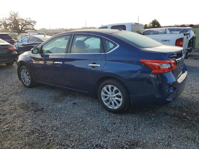 3N1AB7AP7JL631130 - 2018 NISSAN SENTRA S 蓝色 照片 2