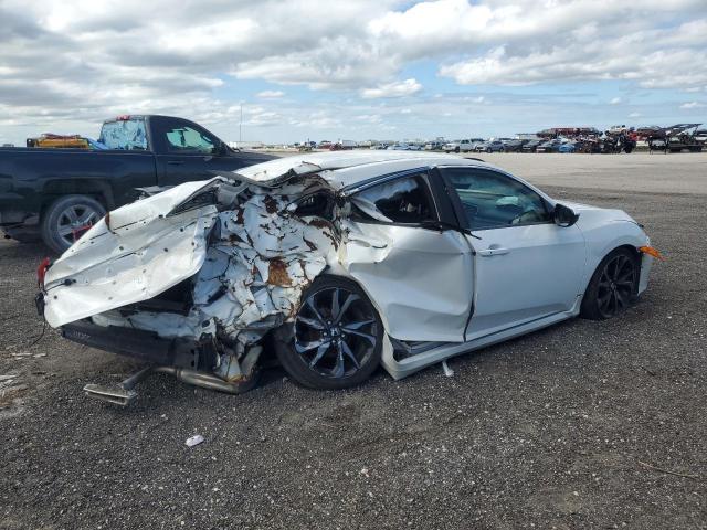 2HGFC2F88KH507593 - 2019 HONDA CIVIC SPORT WHITE photo 3