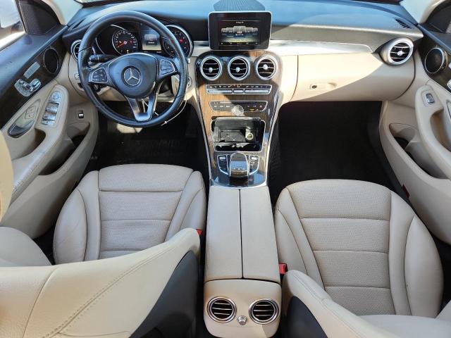 55SWF4KB9FU092183 - 2015 MERCEDES-BENZ C 300 4MATIC WHITE photo 8