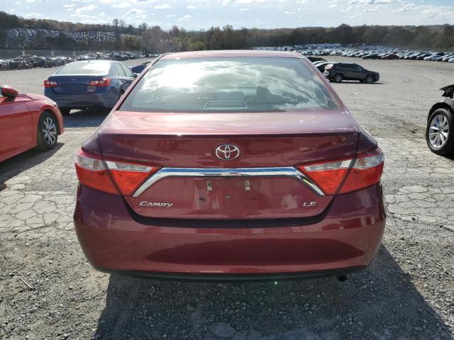 4T1BF1FK0GU508439 - 2016 TOYOTA CAMRY LE BURGUNDY photo 6