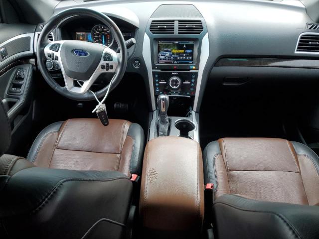 1FM5K8F82FGC69740 - 2015 FORD EXPLORER LIMITED GRAY photo 8