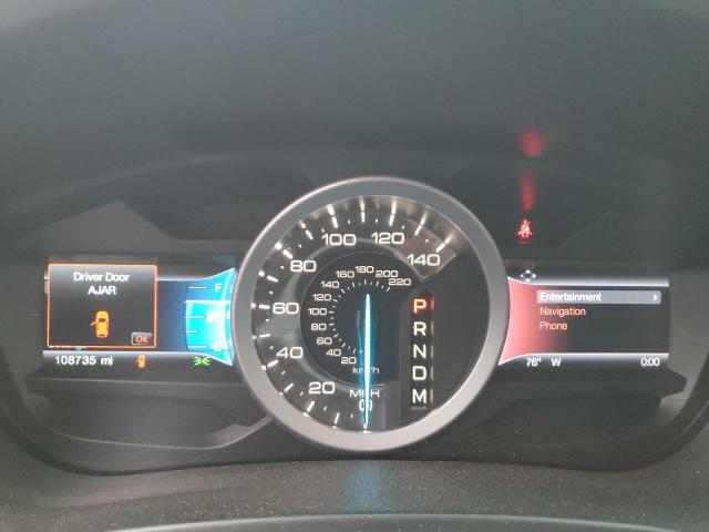 1FM5K8F82FGC69740 - 2015 FORD EXPLORER LIMITED GRAY photo 9