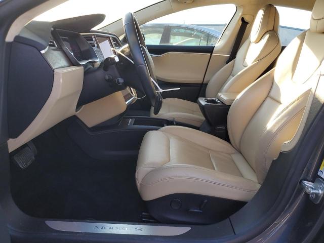 5YJSA1E25HF199405 - 2017 TESLA MODEL S GRAY photo 7