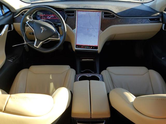 5YJSA1E25HF199405 - 2017 TESLA MODEL S GRAY photo 8