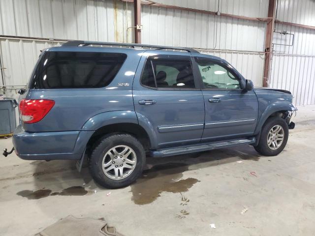 5TDBT44A15S236719 - 2005 TOYOTA SEQUOIA SR5 BLUE photo 3