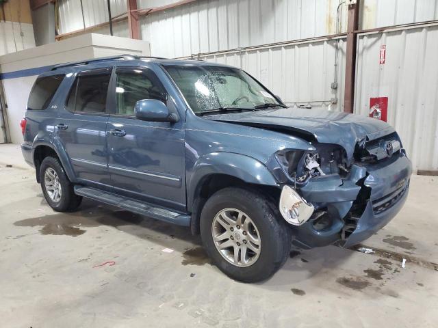 5TDBT44A15S236719 - 2005 TOYOTA SEQUOIA SR5 BLUE photo 4