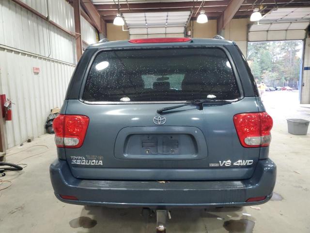 5TDBT44A15S236719 - 2005 TOYOTA SEQUOIA SR5 BLUE photo 6