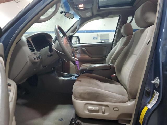 5TDBT44A15S236719 - 2005 TOYOTA SEQUOIA SR5 BLUE photo 7