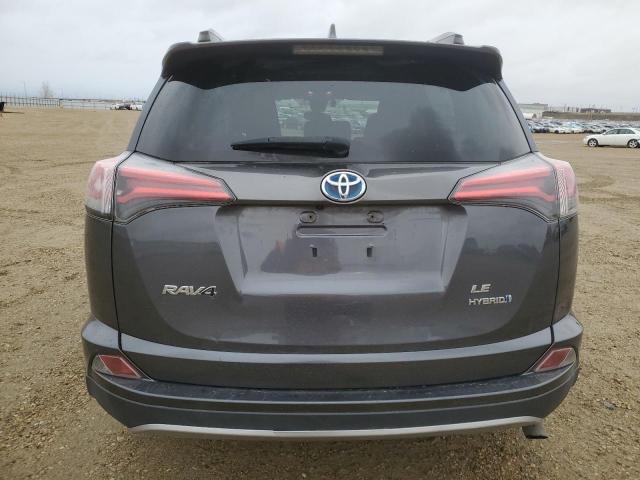 JTMRJREV7JD199927 - 2018 TOYOTA RAV4 HV LE GRAY photo 6
