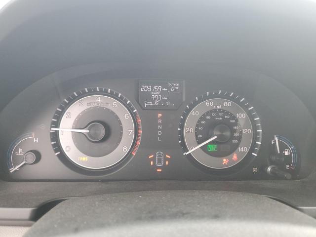 5FNRL5H61DB078511 - 2013 HONDA ODYSSEY EXL ვერცხლისფერი ფოტო 9