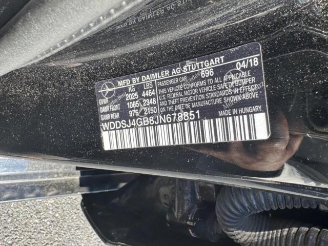 WDDSJ4GB8JN678851 - 2018 MERCEDES-BENZ CLA 250 4MATIC BLACK photo 10