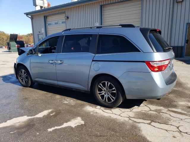 5FNRL5H61CB060217 - 2012 HONDA ODYSSEY EXL SILVER photo 2