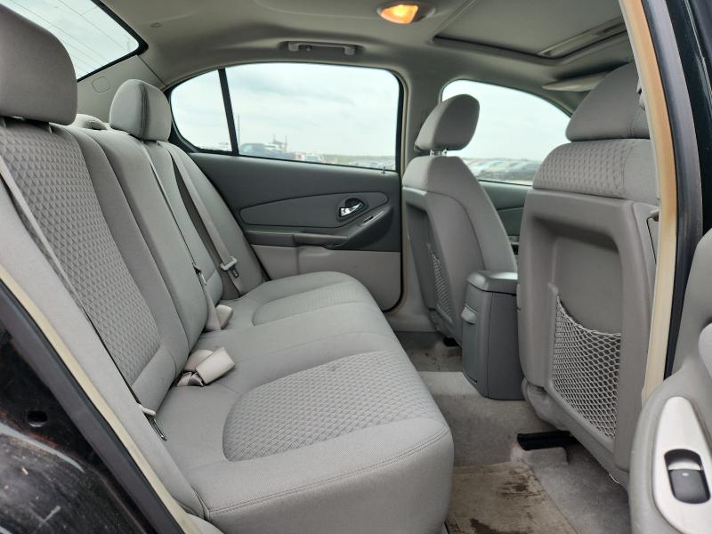 1G1ZT53876F144091 - 2006 CHEVROLET MALIBU LT BLACK photo 10